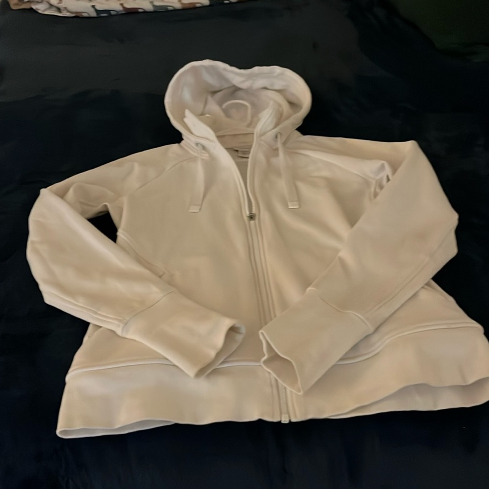 White athleta hoodie